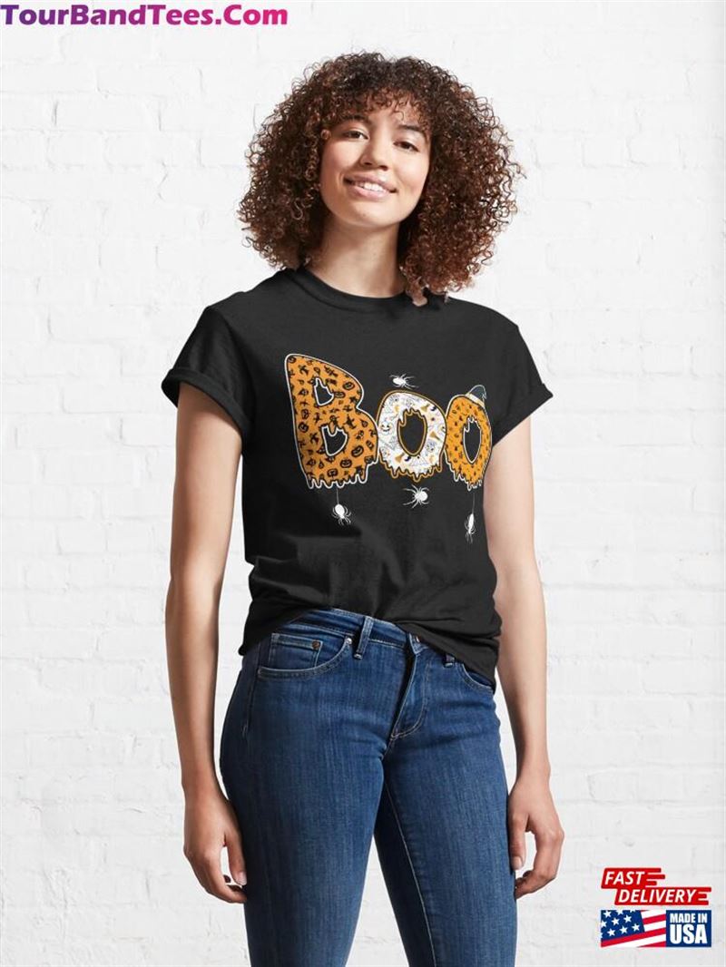 Boo Funny Halloween T-Shirts Cute T Sweatshirt T-Shirt 29Uf182185 – Utopia Fashion