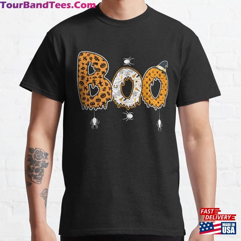 Boo Funny Halloween T-Shirts Cute T Sweatshirt T-Shirt 29Uf182185 – Utopia Fashion