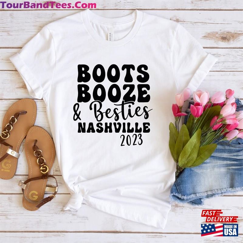 Boots Booze Shirt Besties Nashville Tee Music City Unisex Hoodie 29Uf186711 – Utopia Fashion