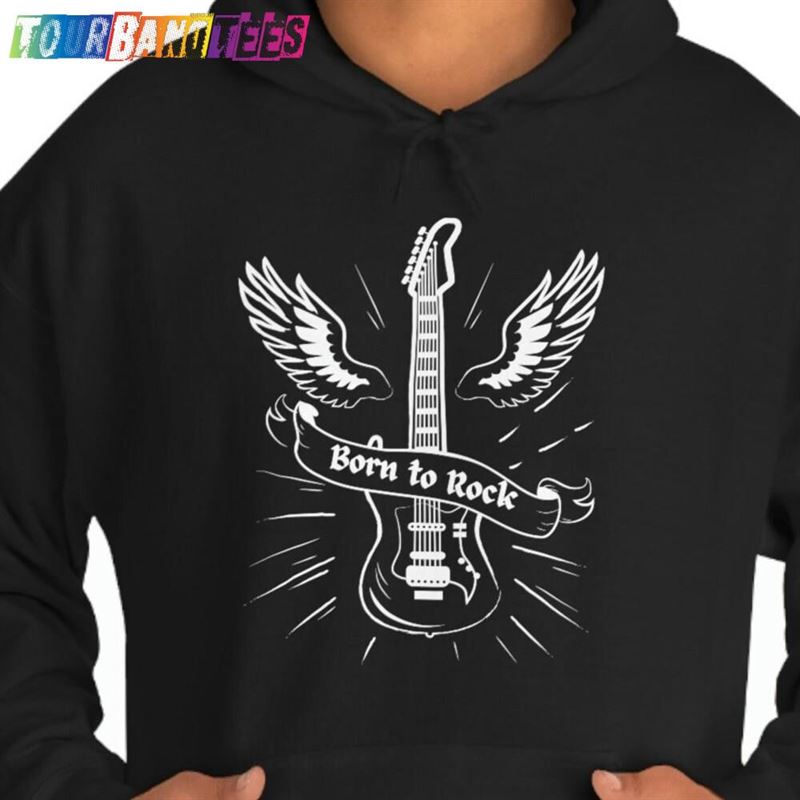 Born To Rock Hoodie And Roll Punk Sweatshirt T-Shirt Classic 29Uf166830 – Utopia Fashion