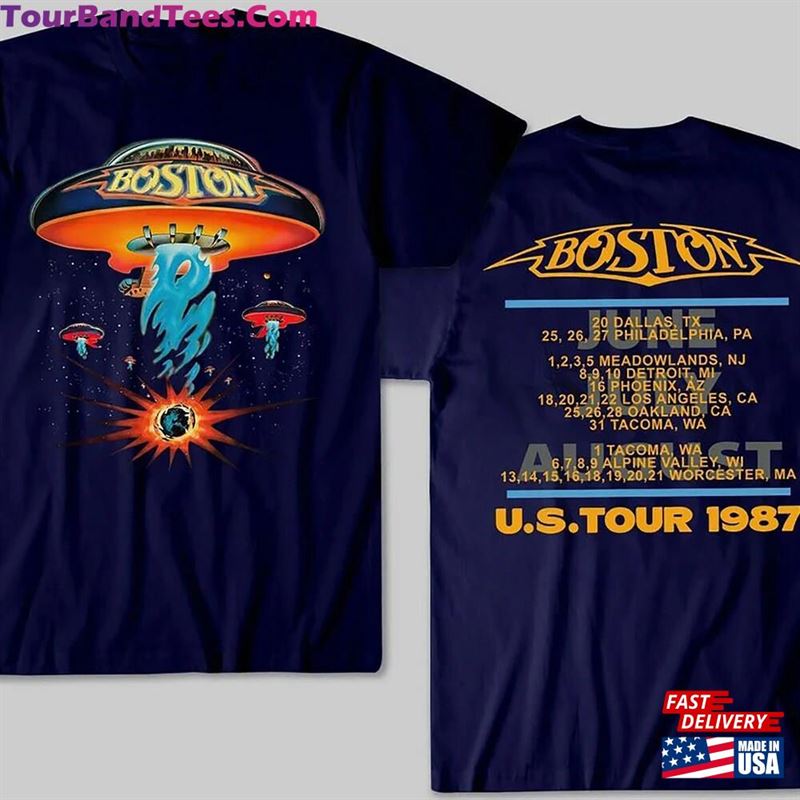 Boston Rock Band Concert Tour T-Shirt Shirt Lover Sweatshirt 29Uf165400 – Utopia Fashion