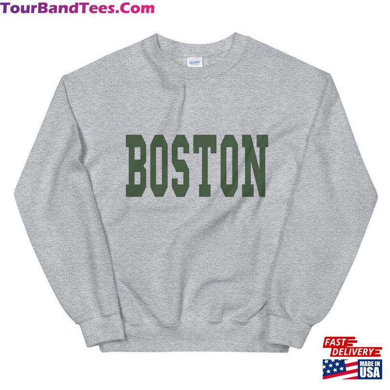 Boston Sweatshirt Crewneck Shirt Women Classic 29Uf181952 – Utopia Fashion