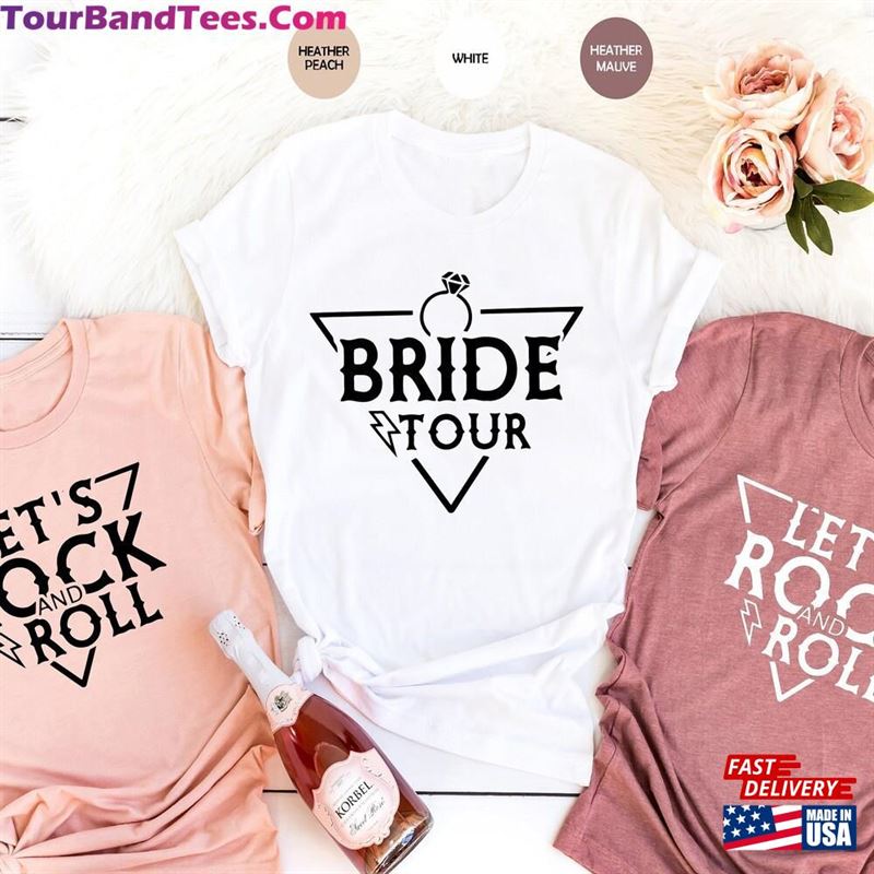 Bride Tour Let’S Rock And Roll Shirt Bach T-Shirt Hoodie 29Uf168770 – Utopia Fashion