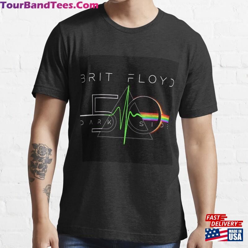 Brit Floyd Dark Side Tour David5 Essential T-Shirt Classic 29Uf172653 – Utopia Fashion