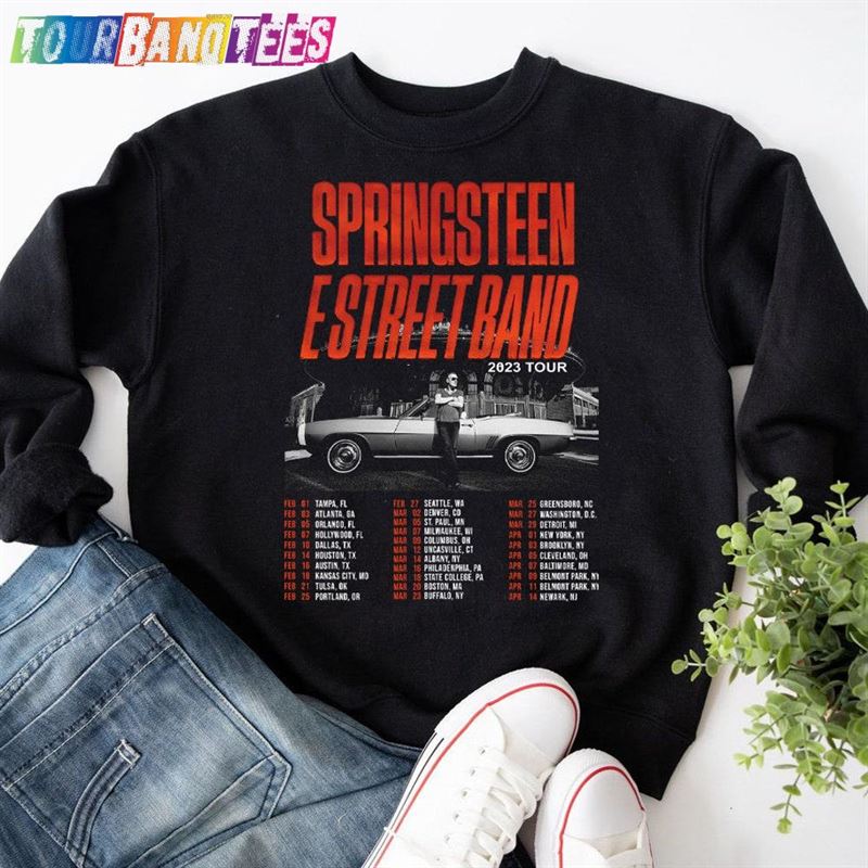 Bruce Springsteen Tour Shirt Bruces _ Estreets Band Mens Womens Classic Hoodie 29Uf174686 – Utopia Fashion