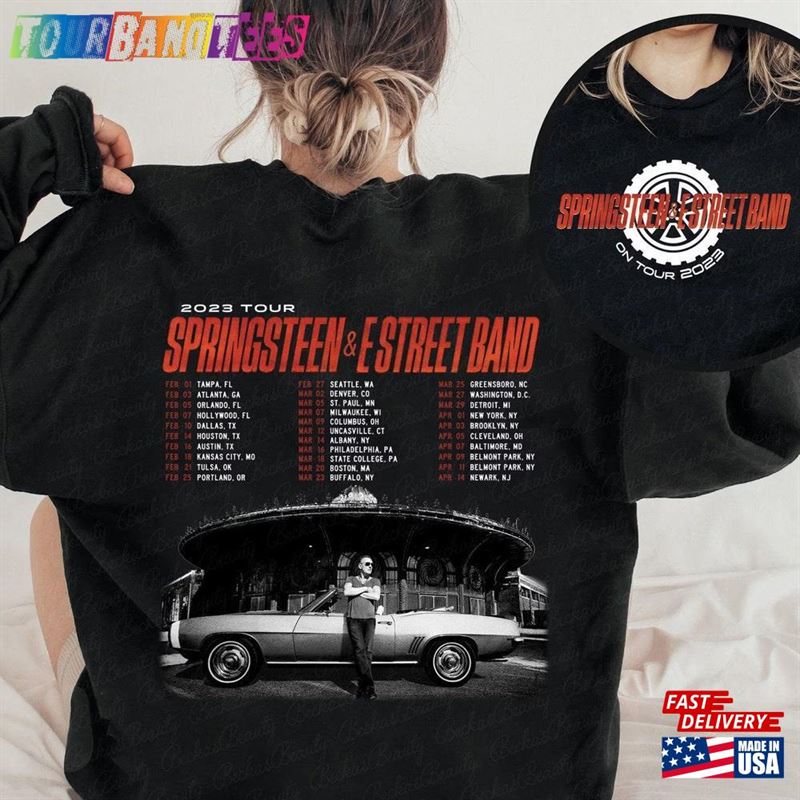 Bruce Springsteen Tour Shirt N E Street Band Fan Classic Hoodie 29Uf172255 – Utopia Fashion