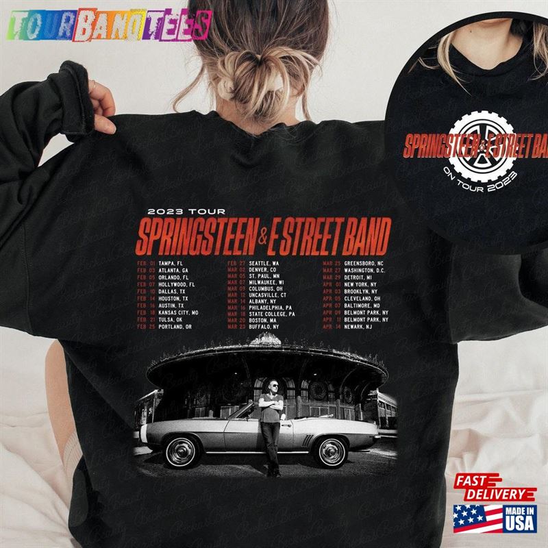 Bruce Springsteen Tour Shirt N E Street Band Fan T-Shirt Sweatshirt 29Uf166109 – Utopia Fashion