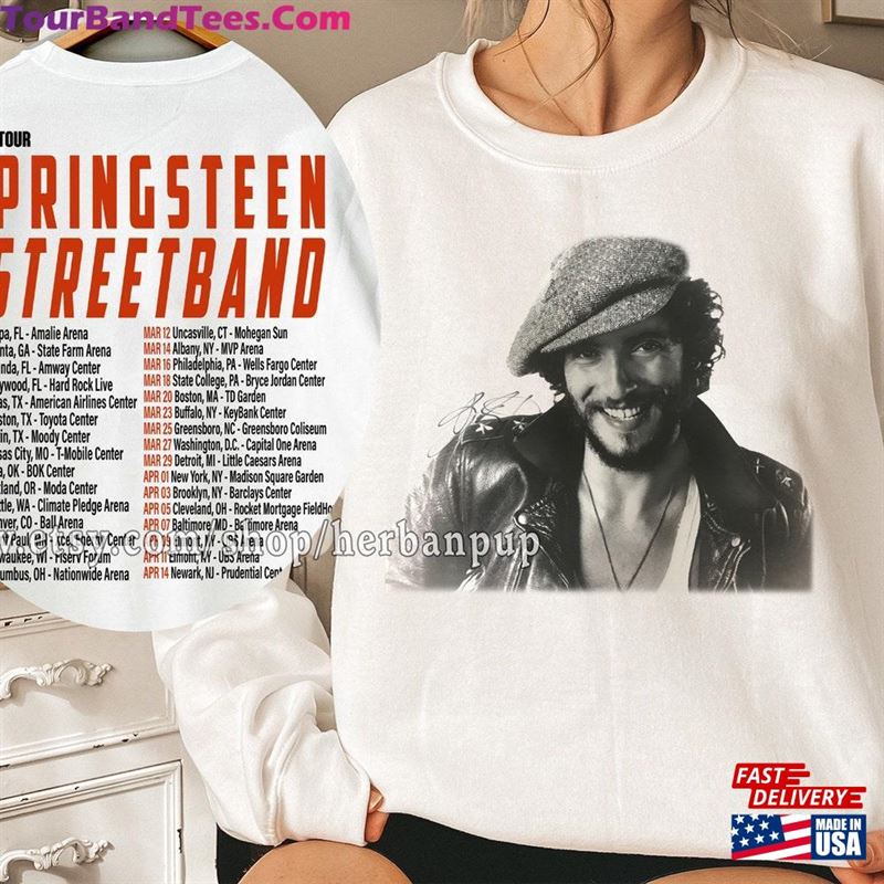 Bruce Springsteen Tour Shirt N E Street Band Sweatshirt Fan Hoodie 29Uf170061 – Utopia Fashion