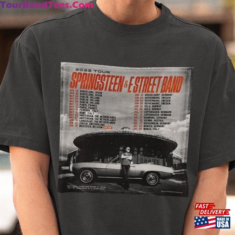 Bruce Springsteen Tour T-Shirt Estreet Band Rock Fan Unisex 29Uf166906 – Utopia Fashion