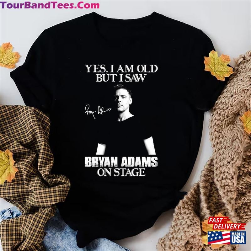 Bryan Adams On Stage Signature Shirt Fan Lovers So Happy Hurts Tour T-Shirt Hoodie 29Uf167768 – Utopia Fashion