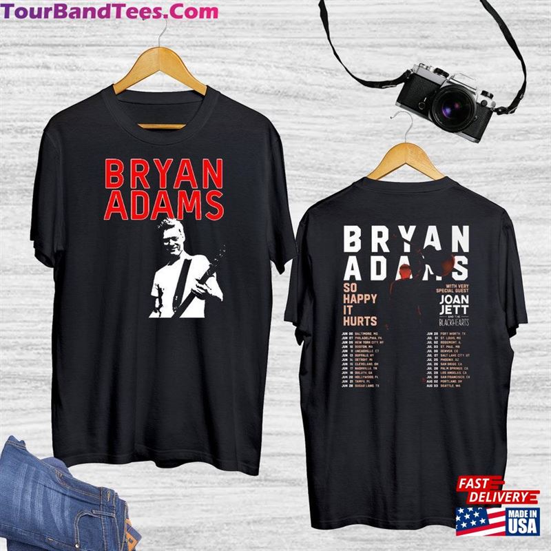 Bryan Adams Tour So Happy Hurts Shirt Fan Lovers Graphic Hoodie Classic 29Uf167641 – Utopia Fashion