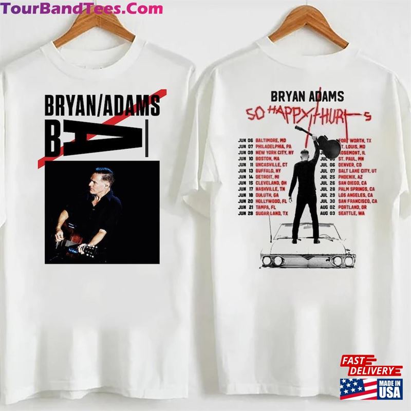 Bryan Adams Unisex Shirt So Happy Hurts Tour 90S Music T-Shirt 29Uf167684 – Utopia Fashion