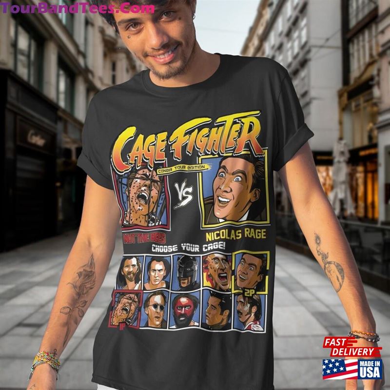 Cage Fighter Fighting Game Unisex Shirt For Nicholas Fans Parody T-Shirt Hoodie 29Uf182240 – Utopia Fashion