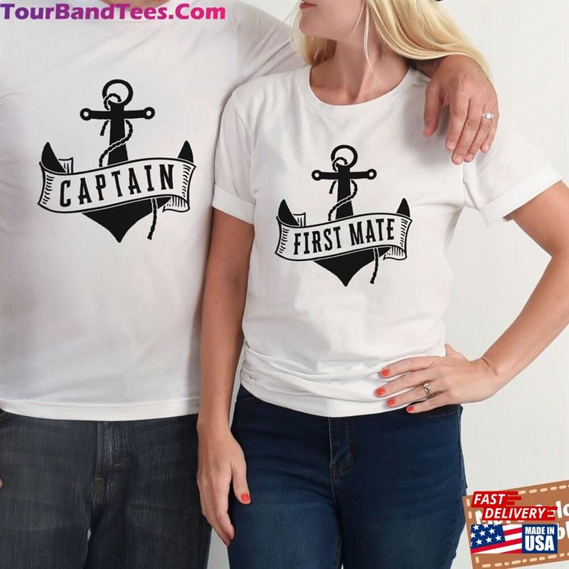 Captain And First Mate Couples Shirts Matching On Cruise Mode Classic Sweatshirt 29Uf182874 – Utopia Fashion