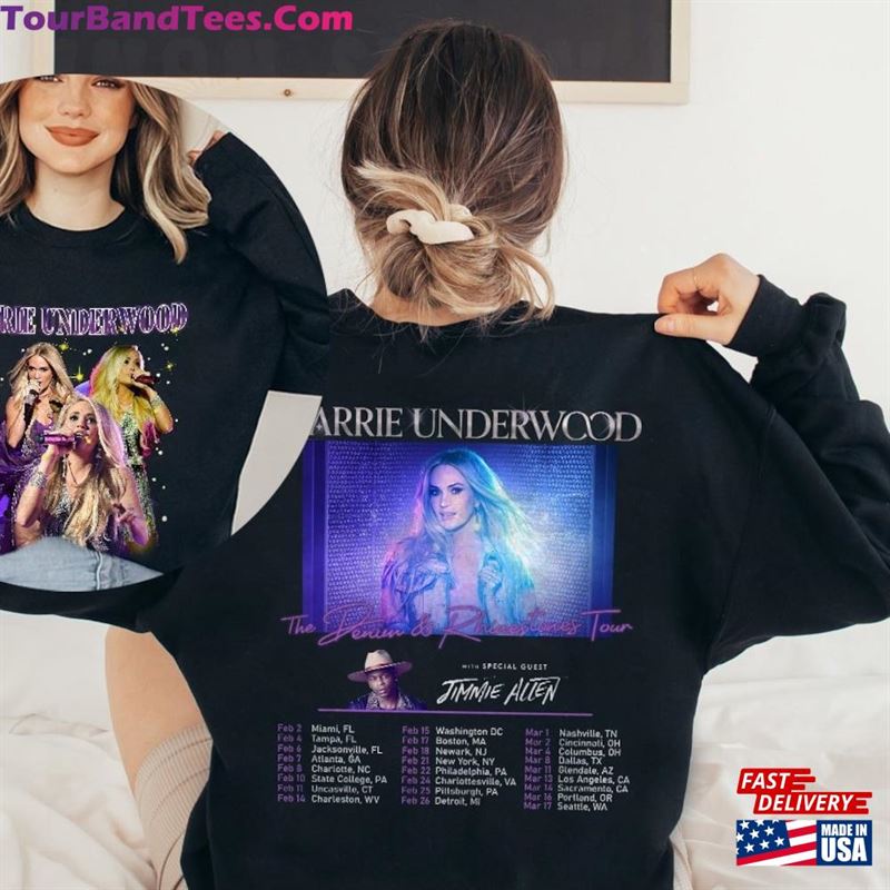 Carrie Underwood Denim And Rhinestones Tour Shirt T-Shirt Sweatshirt Hoodie Unisex 29Uf168213 – Utopia Fashion