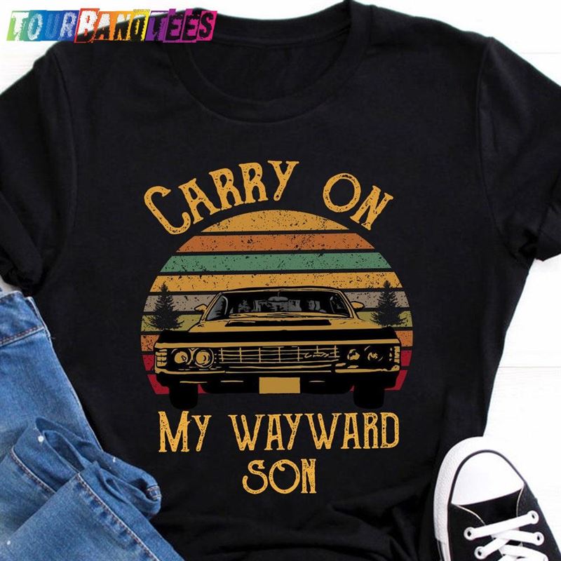 Carry On My Wayward Son T-Shirt Trending Vintage Shirt Classic 29Uf178813 – Utopia Fashion