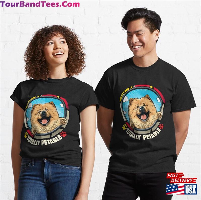 Cartoon For Dog Lover And Chow Owner Classic T-Shirt Unisex 29Uf182217 – Utopia Fashion