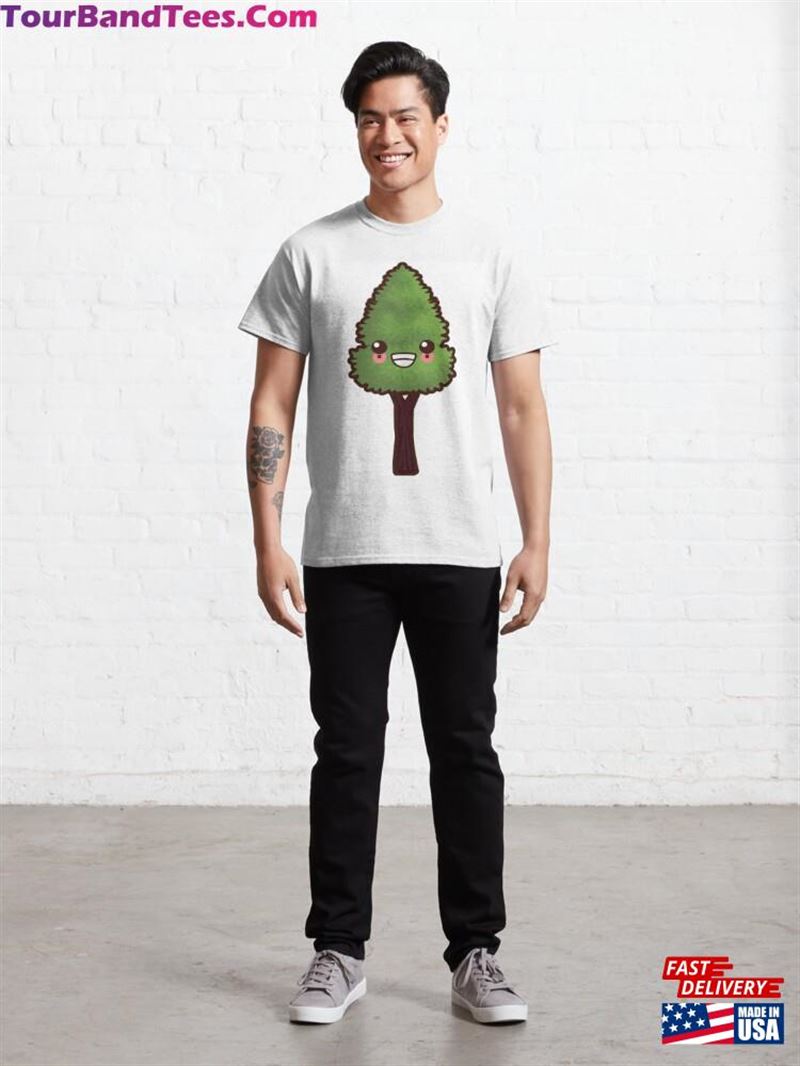 Cartoon Tree Green Lovely T-Shirt Classic Unisex 29Uf182679 – Utopia Fashion