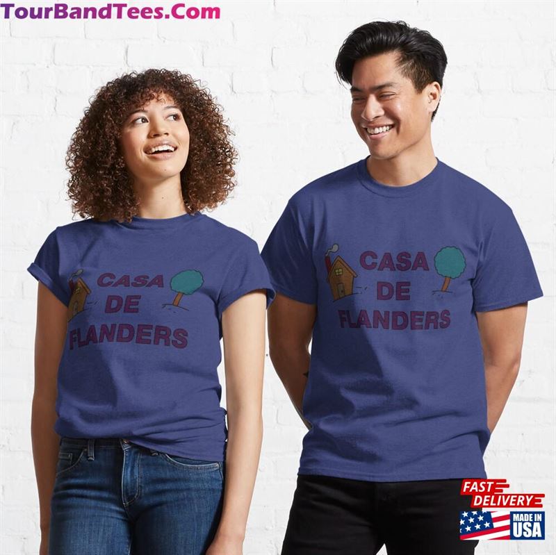 Casa De Flanders Classic T-Shirt Unisex 29Uf186844 – Utopia Fashion