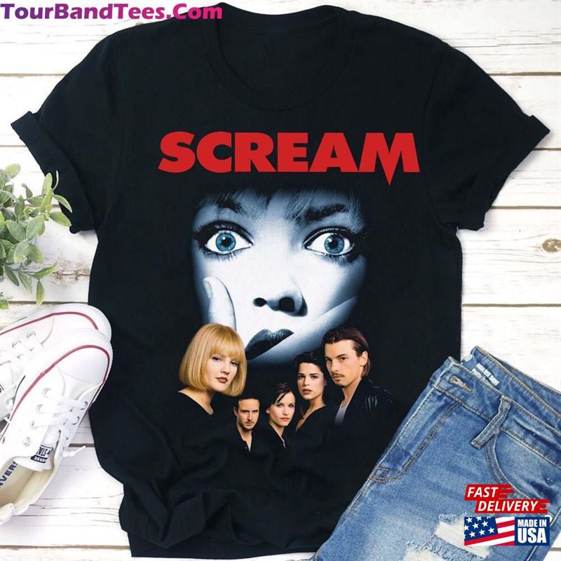 Casey Becker Screaming Shirt Scary Movie Series Killer Horror Tees Hoodie Sweatshirt 29Uf182876 – Utopia Fashion