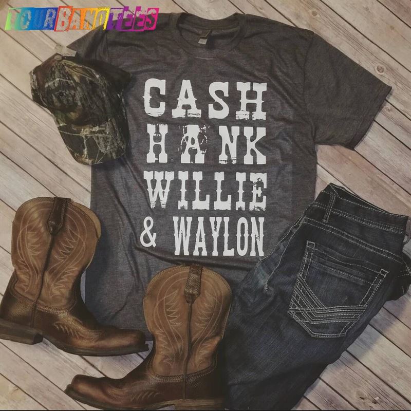 Cash Hank Willie And Waylon Unisex Tri Blend T-Shirt Classic 29Uf180986 – Utopia Fashion