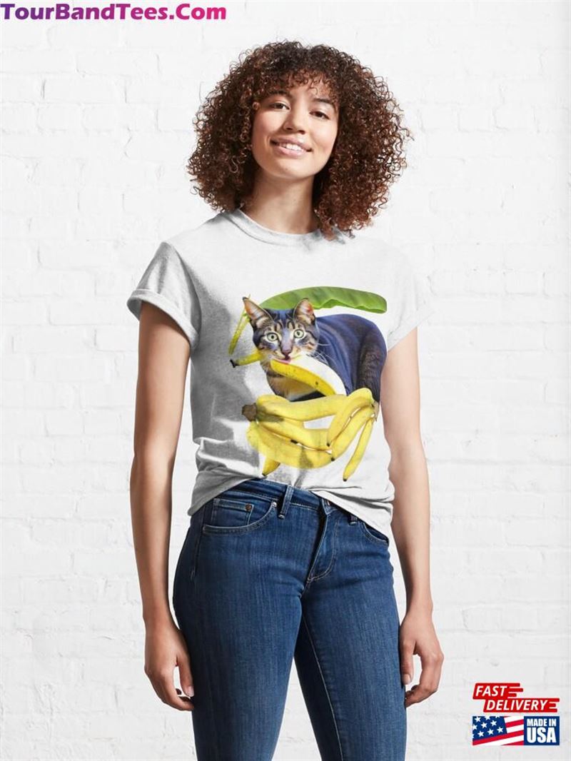 Cat Is Eating Banana Funny Sweatshirt Hoodie 29Uf186982 – Utopia Fashion