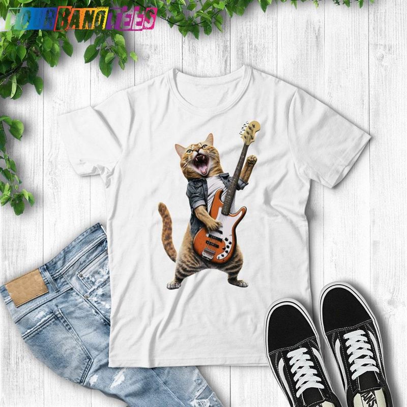 Cat Playing Guitar Shirt Hoodie Unisex 29Uf175191 – Utopia Fashion