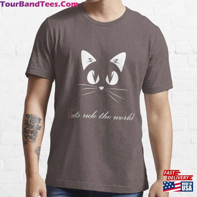 Cats Rule The World T Shirts Essential T-Shirt Hoodie Classic 29Uf181778 – Utopia Fashion