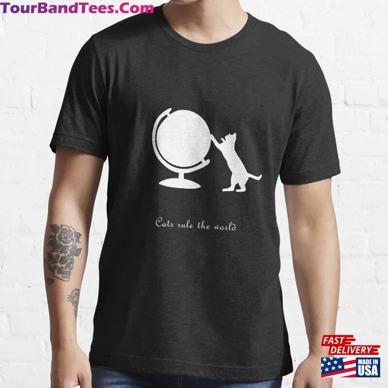 Cats Rule The World T Shirts Essential T-Shirt Sweatshirt Unisex 29Uf181999 – Utopia Fashion