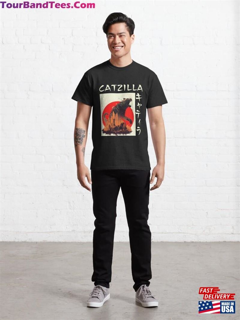 Catzilla Rage Cat Premium Classic T-Shirt Hoodie 29Uf177077 – Utopia Fashion