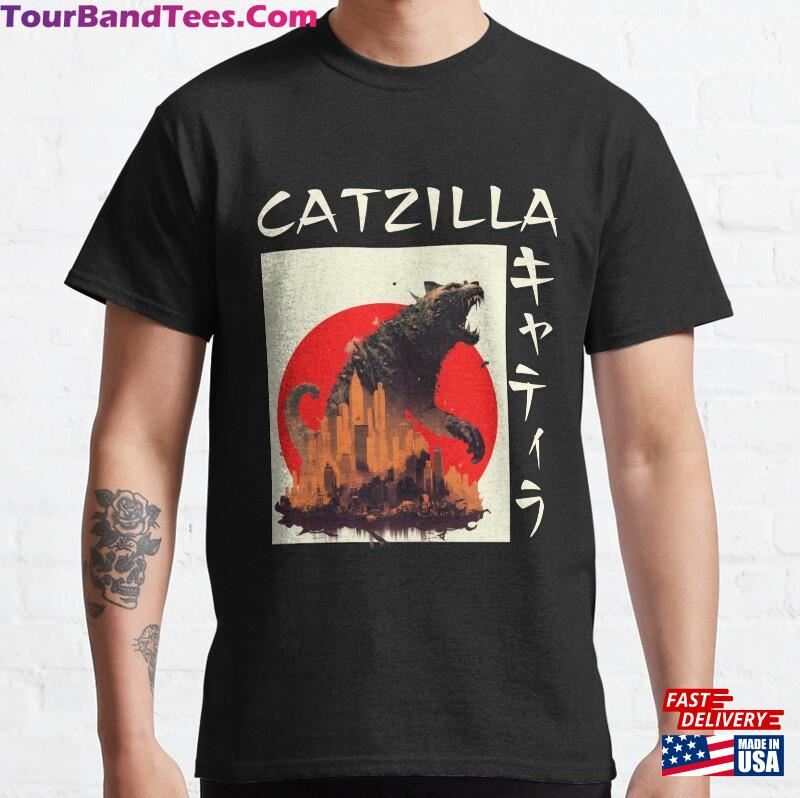 Catzilla Rage Cat Premium Classic T-Shirt Hoodie 29Uf177077 – Utopia Fashion