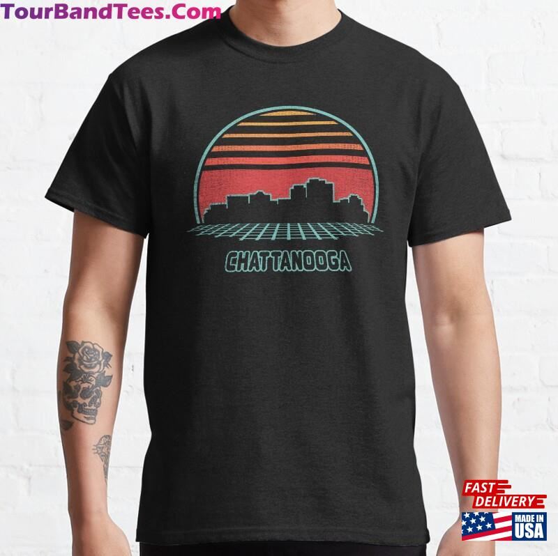 Chattanooga Retro Vintage 80S Style Sunset Classic T-Shirt Hoodie Unisex 29Uf182443 – Utopia Fashion