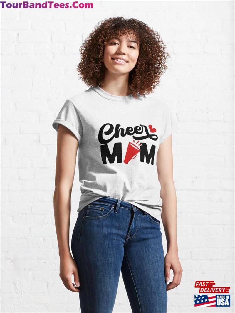 Cheer Mom Cute And Colorful Design For Proud Cheerleading Mothers Classic T-Shirt Unisex 29Uf172233 – Utopia Fashion