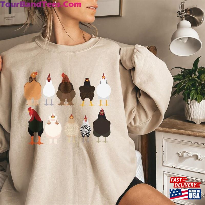 Chicken Lover Sweatshirt Animal Farm Sweater T-Shirt 29Uf187770 – Utopia Fashion