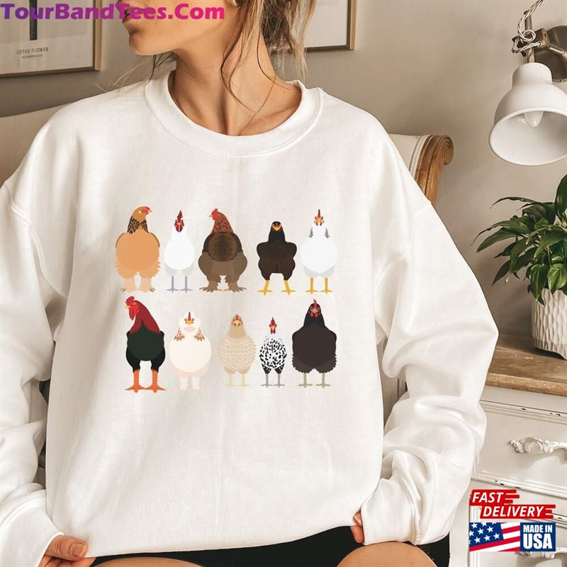 Chicken Lover Sweatshirt Animal Farm Sweater T-Shirt 29Uf187770 – Utopia Fashion