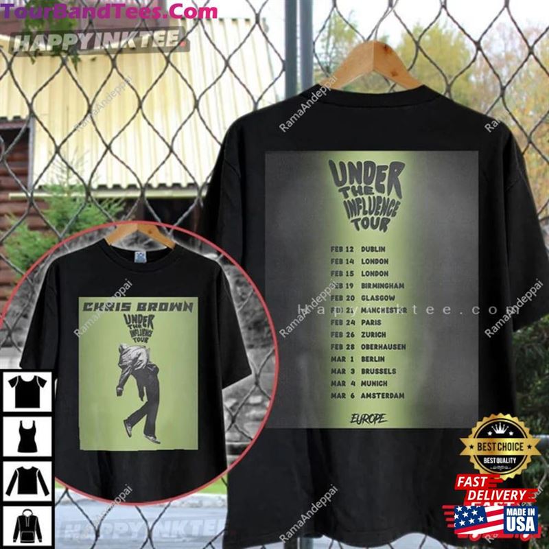 Chris Brown’Under The Influence Tour Dates T-Shirt Classic Sweatshirt 29Uf166493 – Utopia Fashion