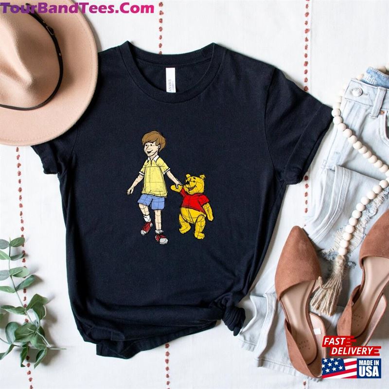 Christopher Robin And Pooh Shirt Winnie The Cute Bear Unisex Hoodie 29Uf167230 – Utopia Fashion