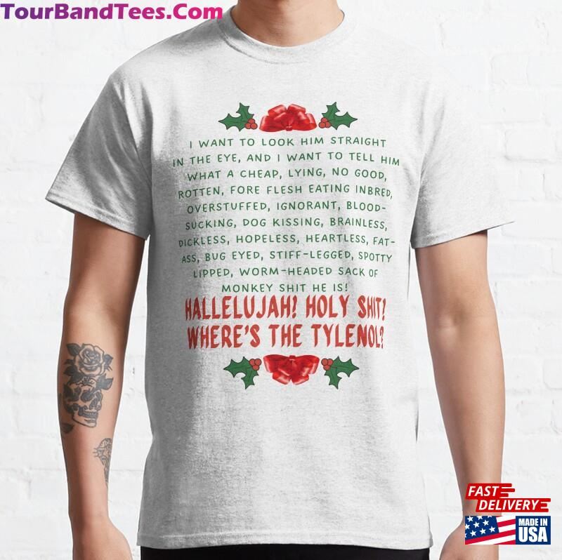 Clark Griswold Christmas Vacation Rant Classic T-Shirt Unisex 29Uf187134 – Utopia Fashion