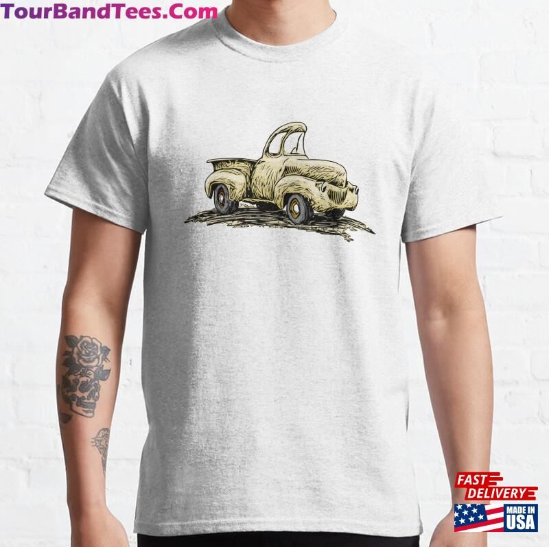 Classic Yellow Truck In Cartoon Style T-Shirt Unisex Sweatshirt 29Uf187529 – Utopia Fashion