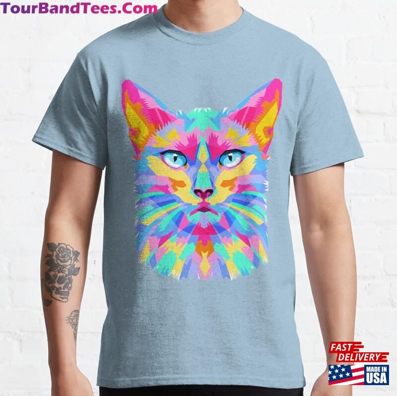 Colorful Cat Classic T-Shirt Sweatshirt 29Uf172350 – Utopia Fashion