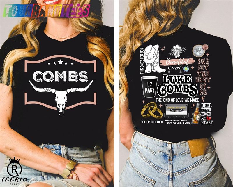 Combs Bullhead Cowgirl Concert Shirt T-Shirt Sweatshirt 29Uf177368 – Utopia Fashion