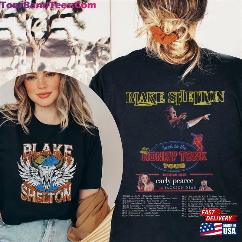 Comfort Color Blake Shelton Back To The Honky Tonk Tour Shirt Tee Hoodie T-Shirt 29Uf169686 – Utopia Fashion