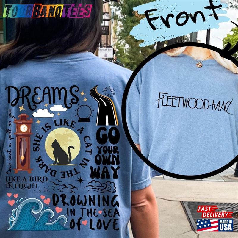 Comfort Colors Fleetwood Mac Shirt Unisex T-Shirt 29Uf173996 – Utopia Fashion