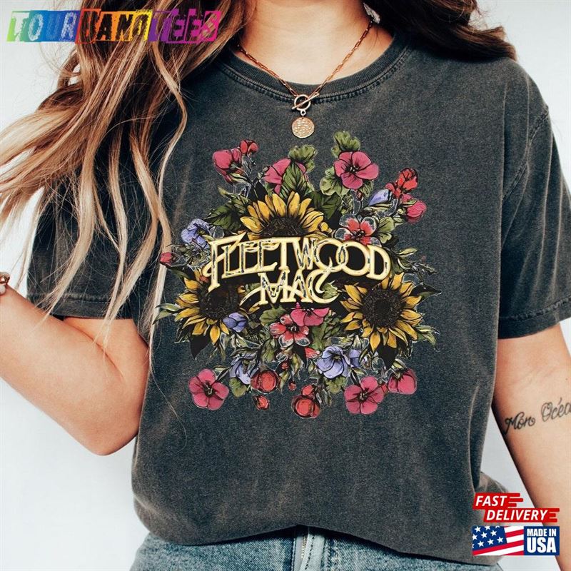 Comfort Colors Fleetwood Mac T-Shirt Band Tee Shirt Hoodie Classic 29Uf170386 – Utopia Fashion