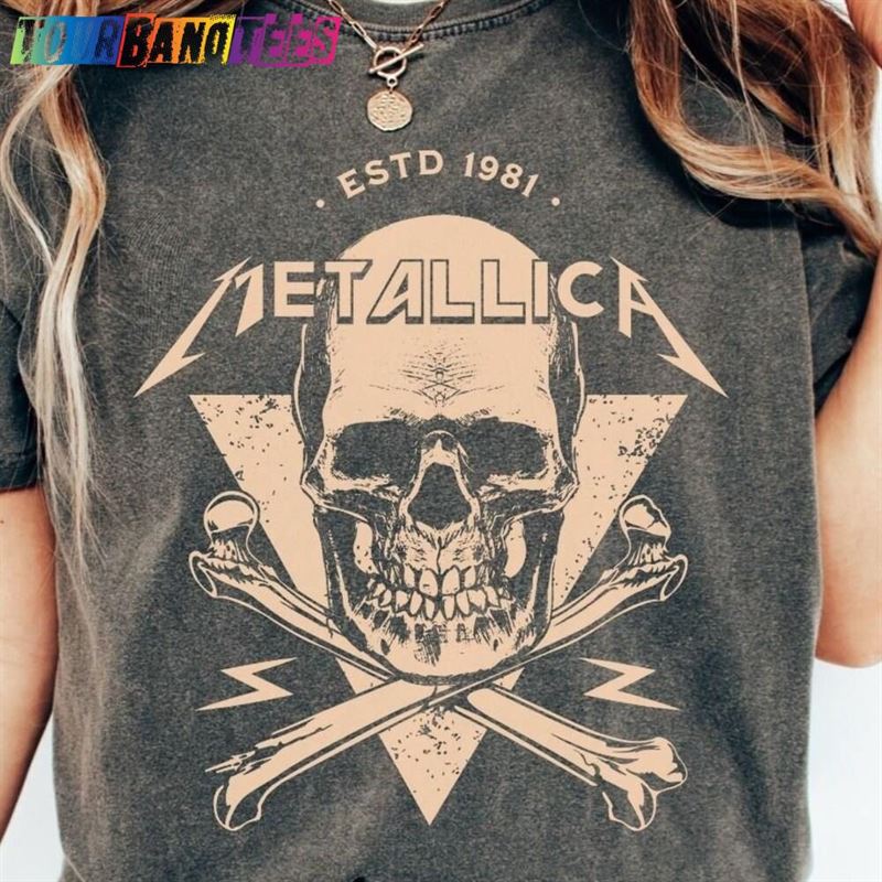 Comfort Colors Metallica M72 Tour Band T-Shirt Skull Shirt Hoodie Classic 29Uf180959 – Utopia Fashion