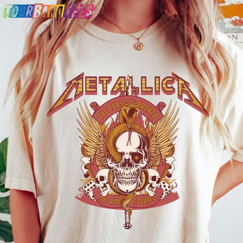 Comfort Colors Metallica M72 Tour Band T-Shirt Skull Shirt Unisex Hoodie 29Uf180005 – Utopia Fashion