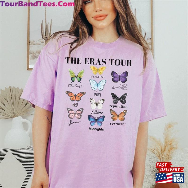 Comfort Colors The Eras Tour Butterfly Album Shirt Hoodie Classic 29Uf182772 – Utopia Fashion