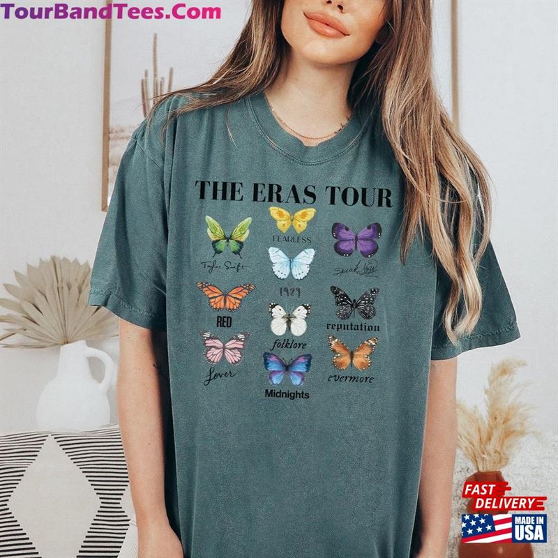 Comfort Colors The Eras Tour Butterfly Album Shirt Hoodie Classic 29Uf182772 – Utopia Fashion