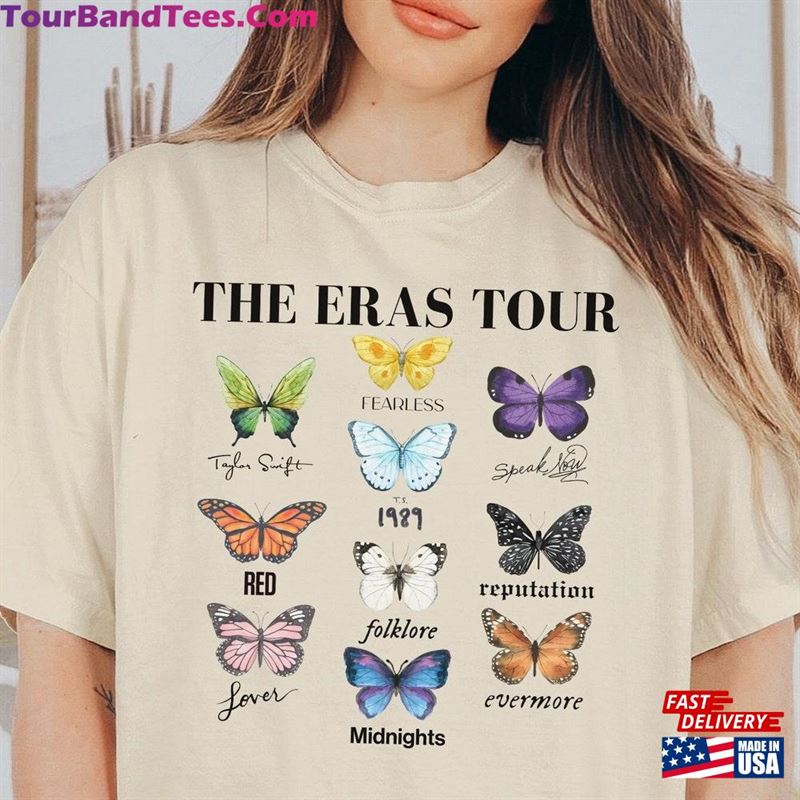 Comfort Colors The Eras Tour Butterfly Album Shirt Hoodie Classic 29Uf182772 – Utopia Fashion