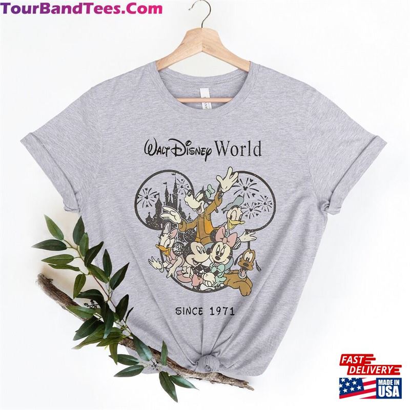 Comfort Retro Vintage Walt Disney World Est Shirt Family Disneyland Tee Unisex Classic 29Uf166076 – Utopia Fashion